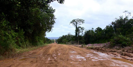 estrada para barra grande